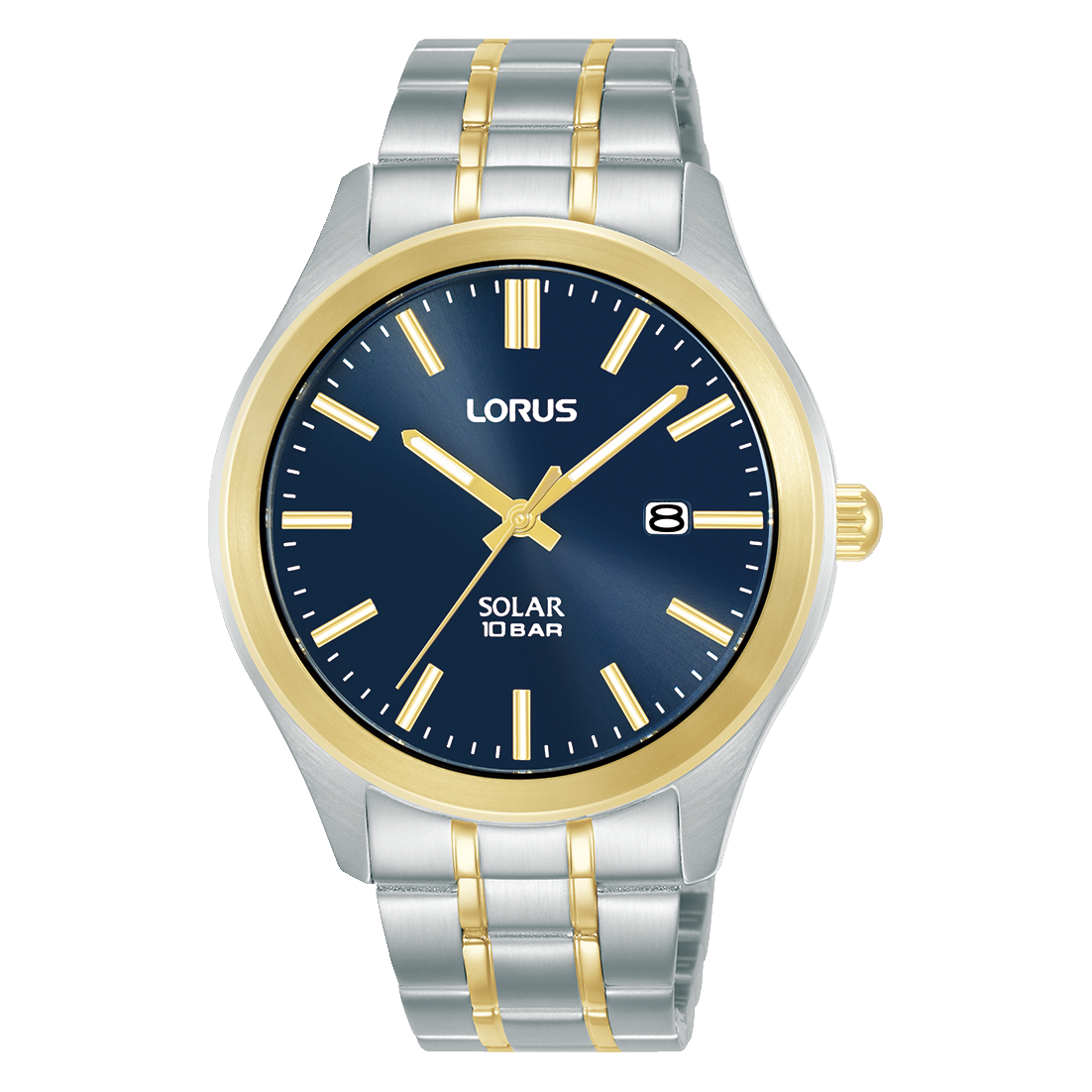 Lorus Gents Duo Tone Solar Watch