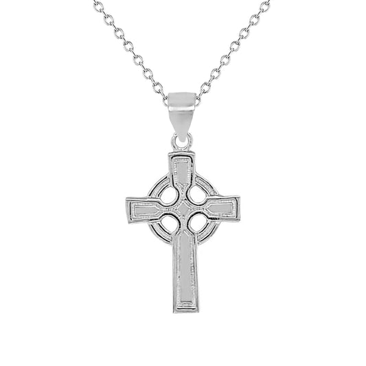 Sterling Silver Celtic Cross and Chain