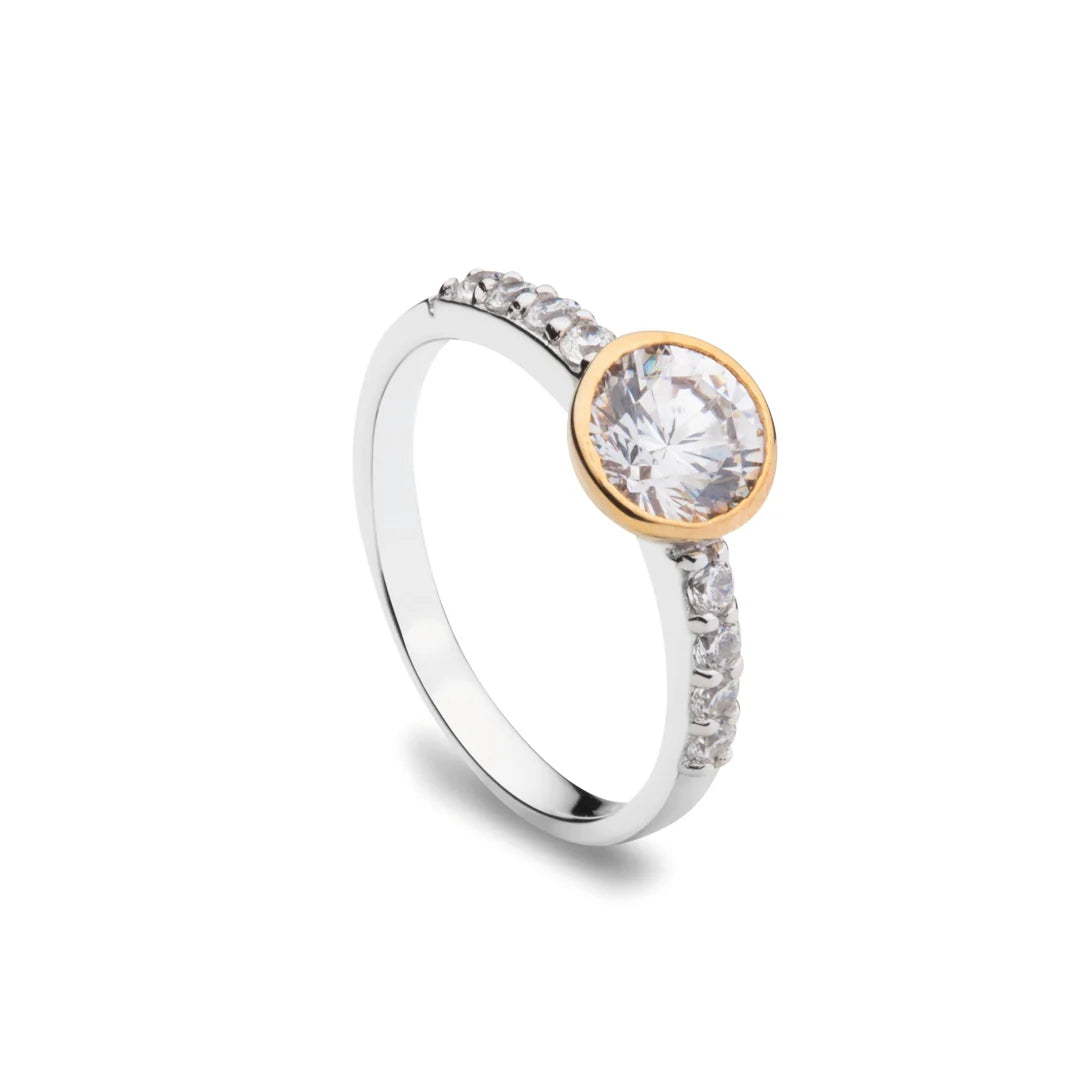 Silver Classic Solitaire Ring