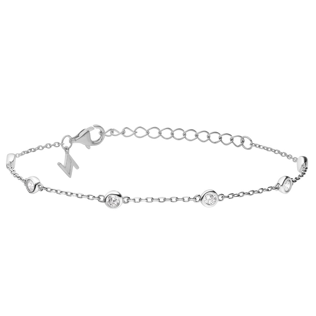 Silver Lynette Tiny Gems Bracelet