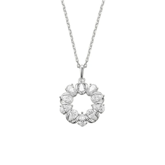 Silver Sparkly Couture Necklace