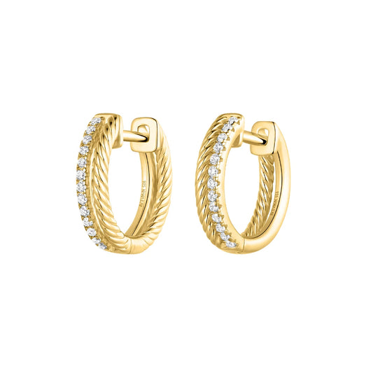 Golden Glam Rebel Creole Hoops