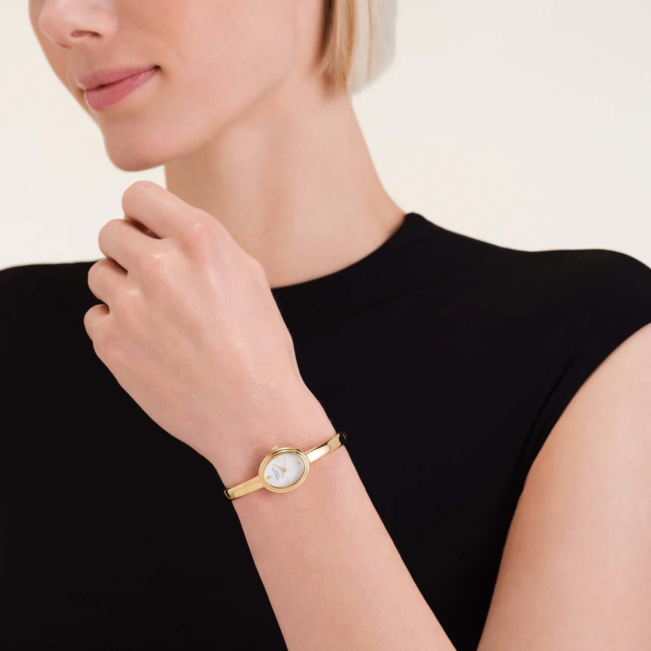 Rosefield Gold Bangle Watch