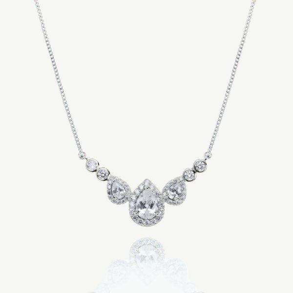 Sorbonne Crystal Pear Cut Pendant