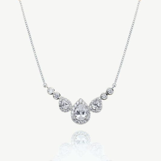 Sorbonne Crystal Pear Cut Pendant