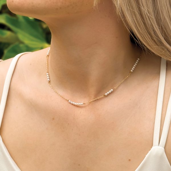 St. Ives Gold Pearl Chain Necklace
