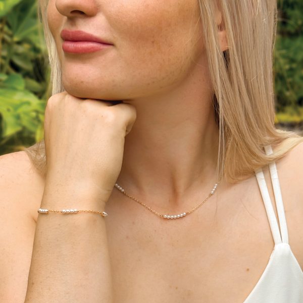 St. Ives Gold Pearl Chain Necklace