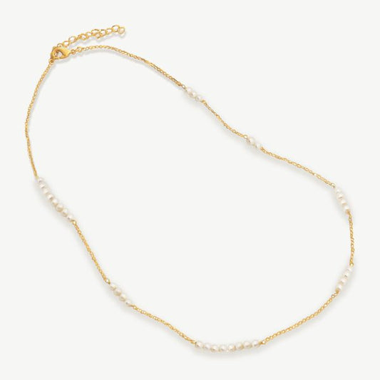 St. Ives Gold Pearl Chain Necklace