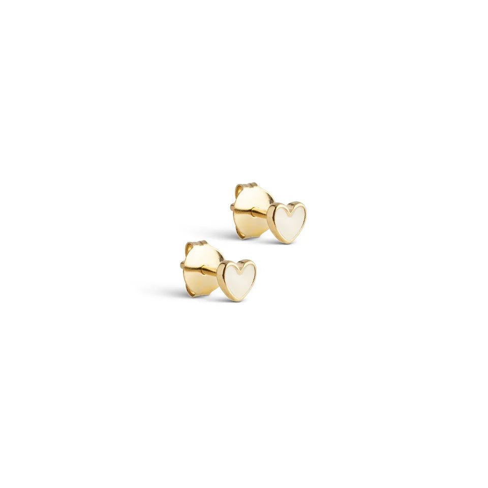 Gold Amore Studs - Daisy
