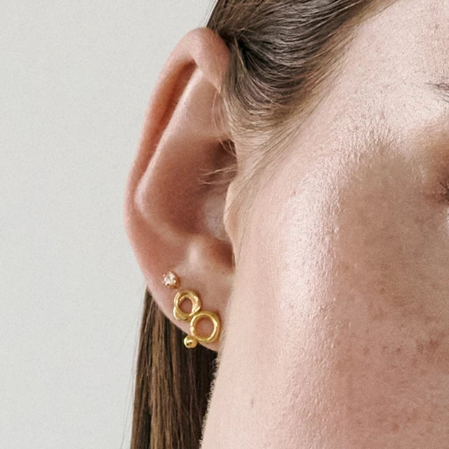 Gold Bellu Mini Studs