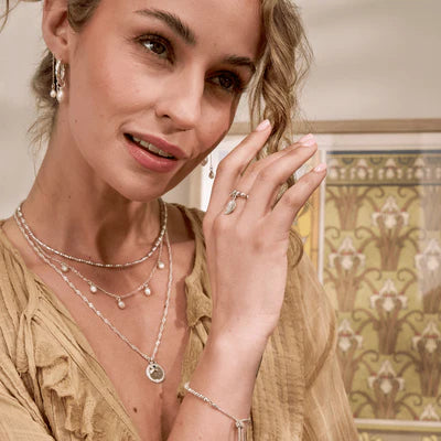 Ocean Pearl Hoops