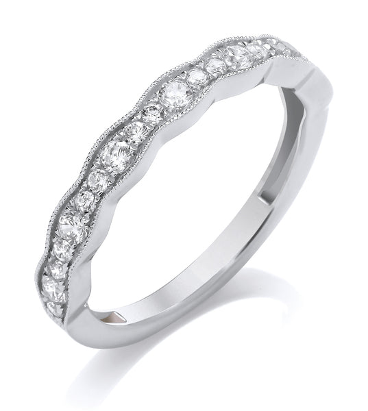 Vintage Style Diamond Band