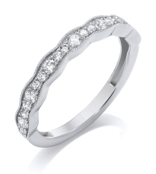 Vintage Style Diamond Band