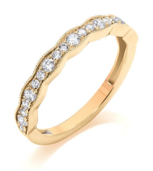 Vintage Style Diamond Band
