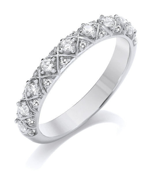 Vintage Style Diamond Band