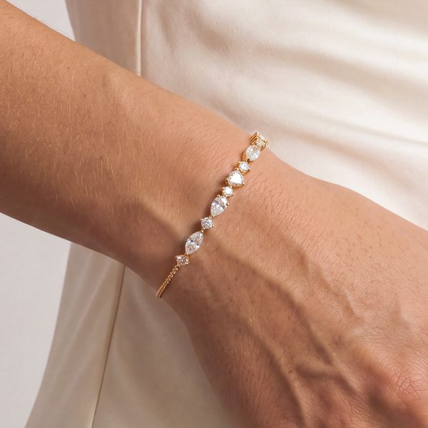 Versailles Gold Crystal Bracelet