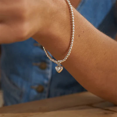 Cute Charm Puffed Heart Bracelet