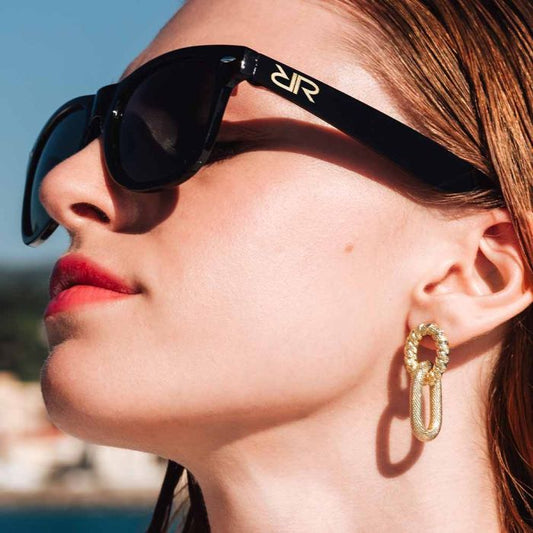 Diva earring with double mix linK