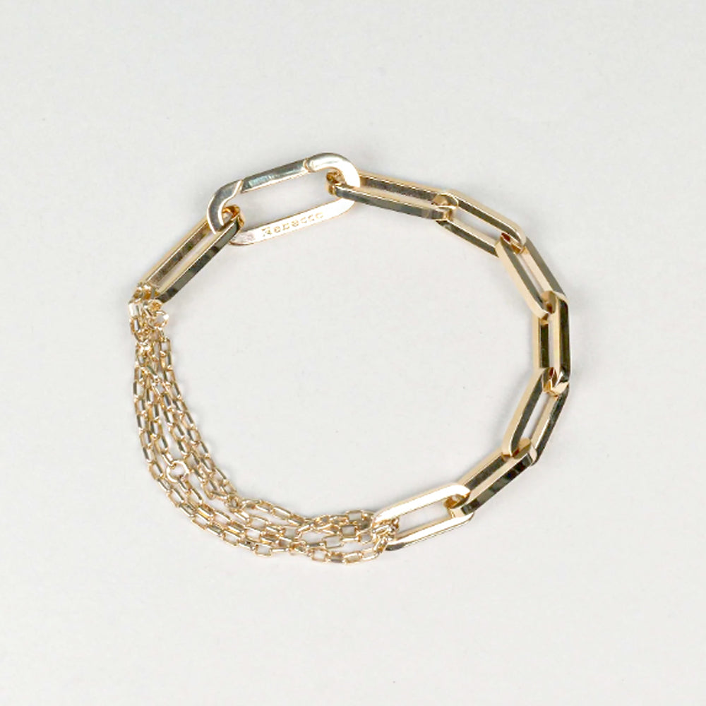 Gold Tone Cult mix bracelet