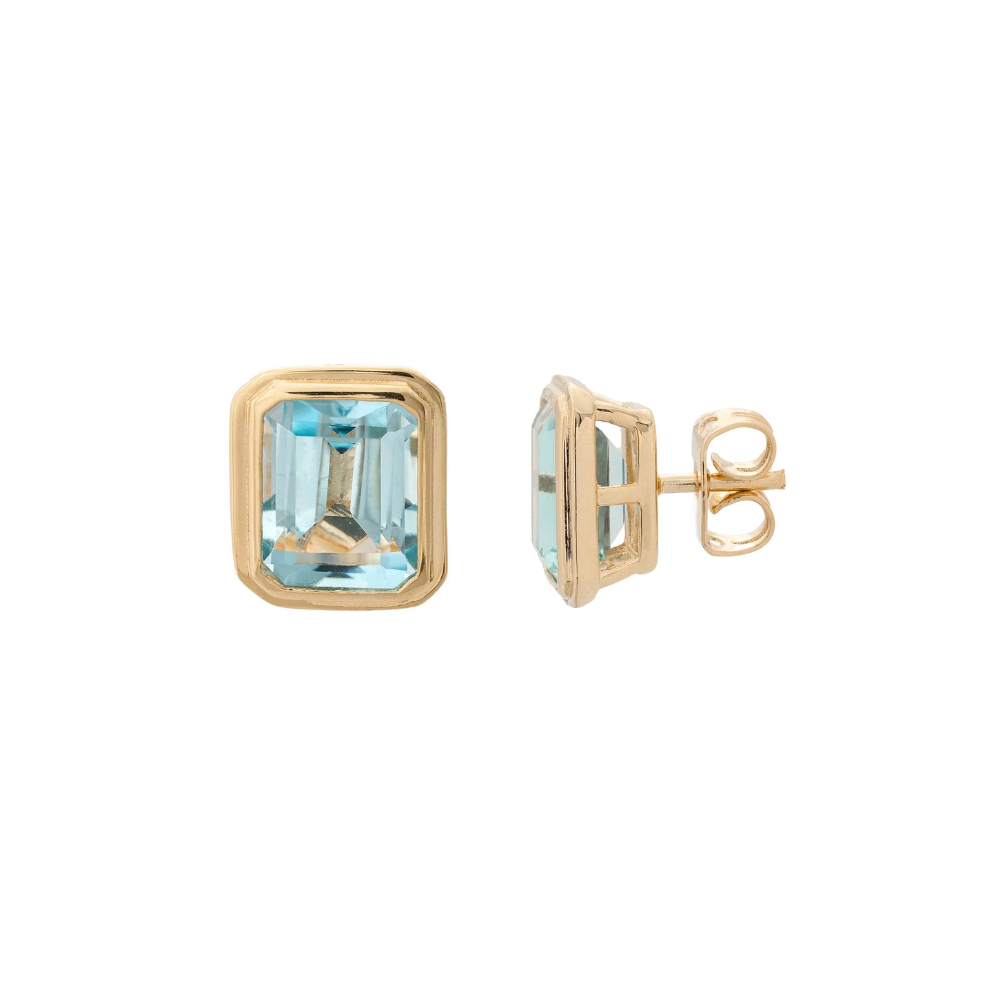 Lagoon Blue Topaz Earrings