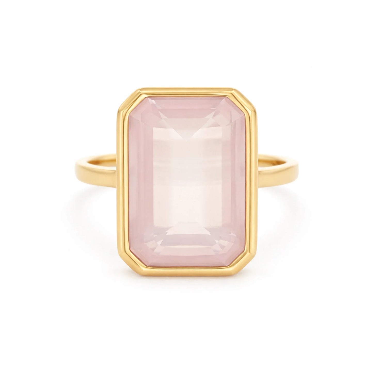 Lagoon Rose Quartz Ring