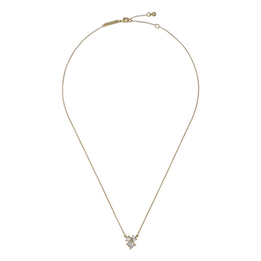 TED BAKER JOYELLE: Jewel Cluster Pendant Necklace Gold Tone, Pearl.