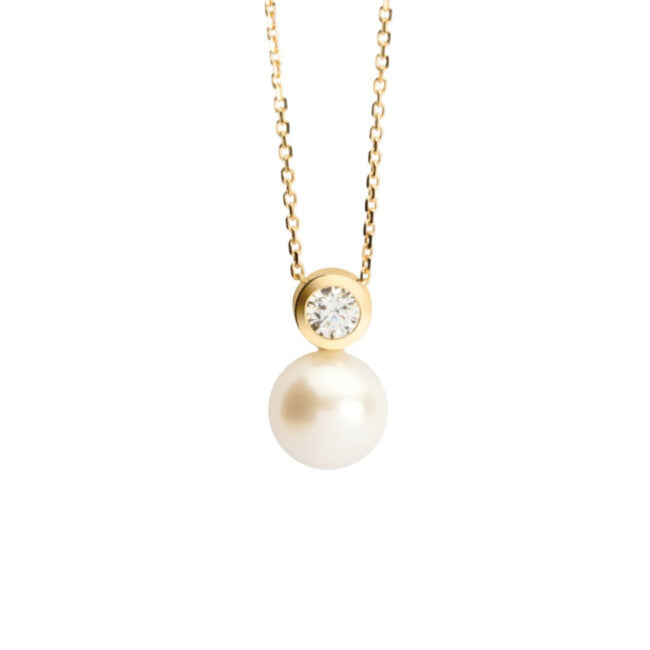 9ct Gold Pearl Pendant Necklace