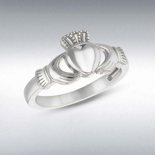 Silver Ladies Claddagh Ring