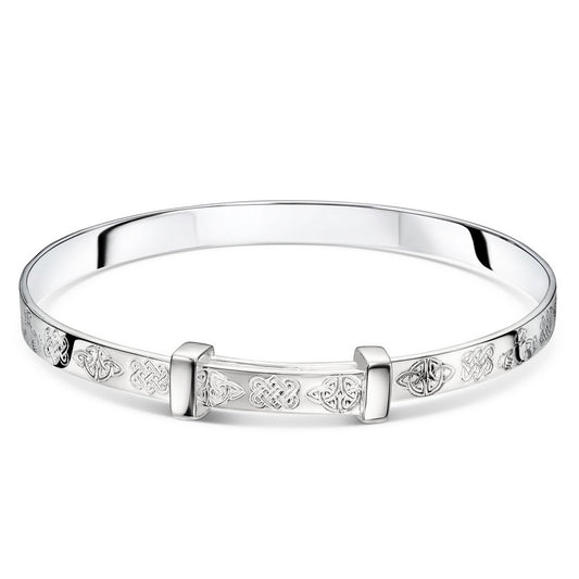 Erin - Love knot Christening bangle