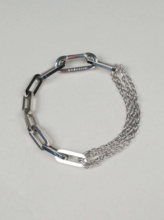 Silver Tone Cult mix bracelet
