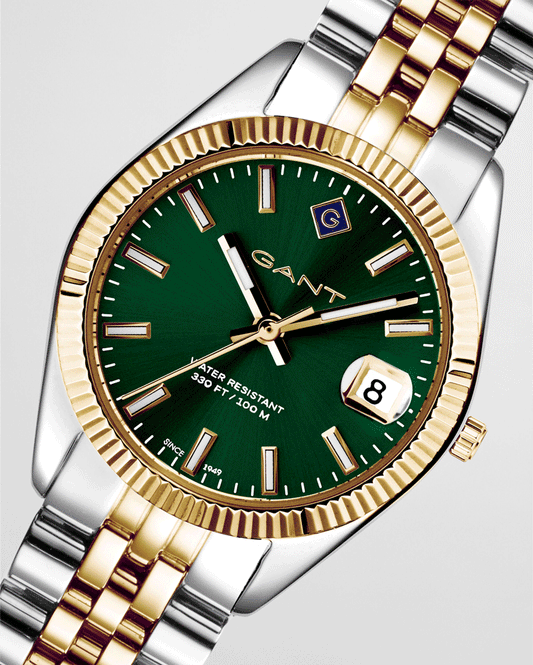Gant Ladies Gant Sussex Mini Duo Tone Green Dial Watch