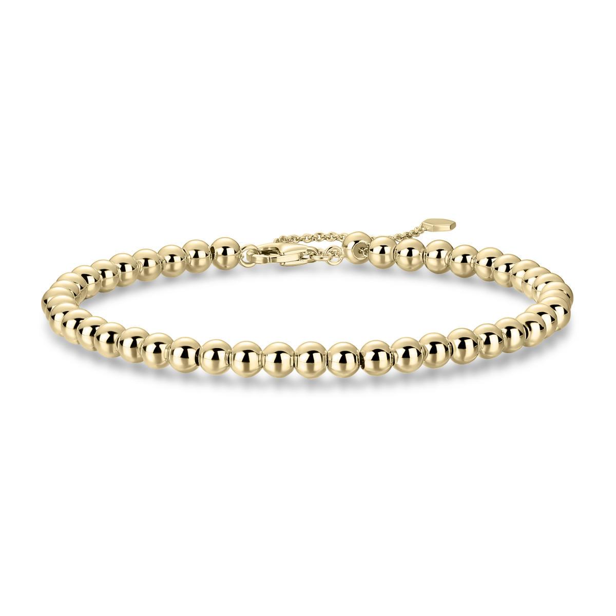 Gisser Gold Beaded Chain Bracelet