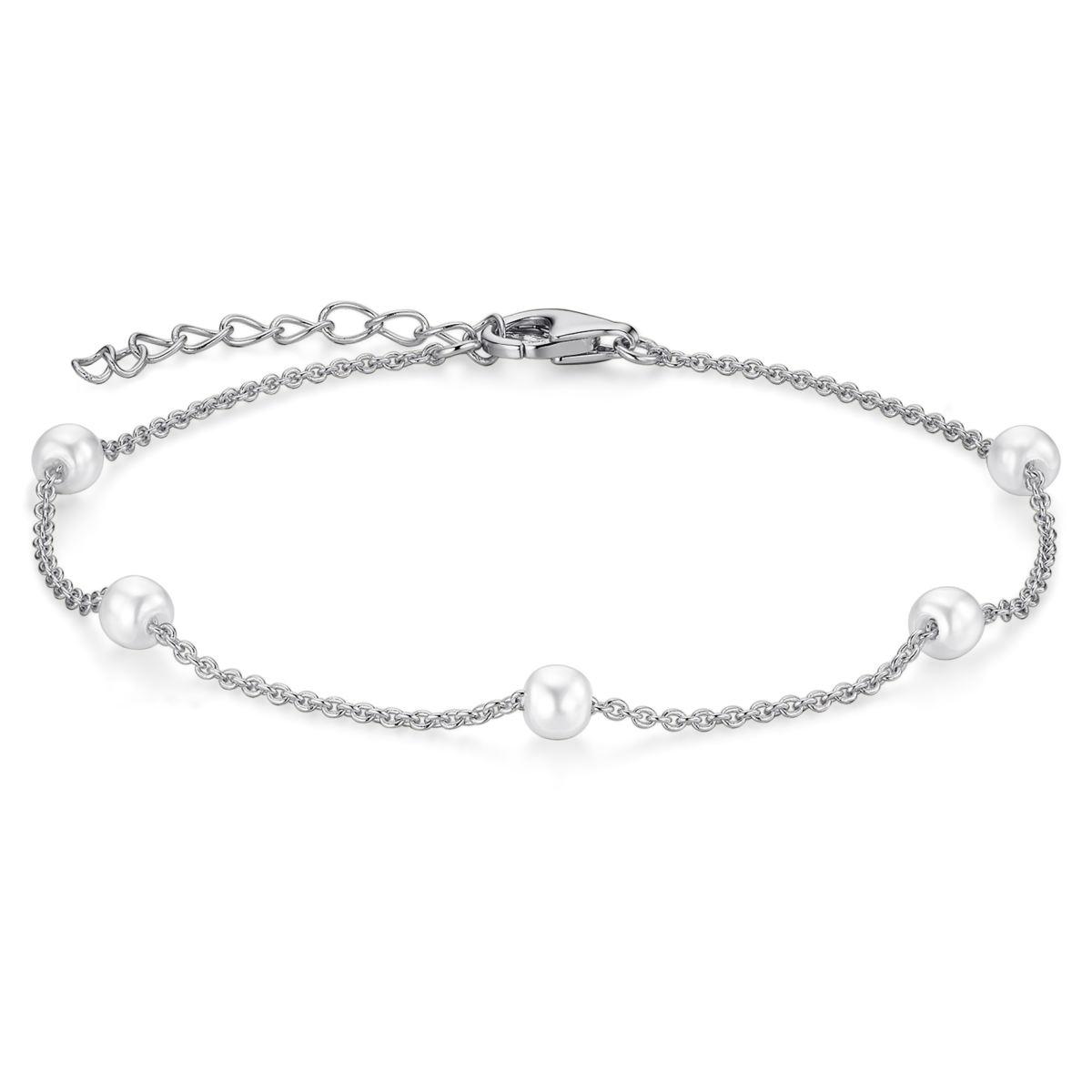 Gisser Silver & Pearl Bracelet