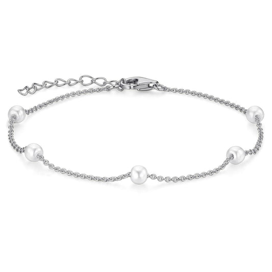 Gisser Silver & Pearl Bracelet