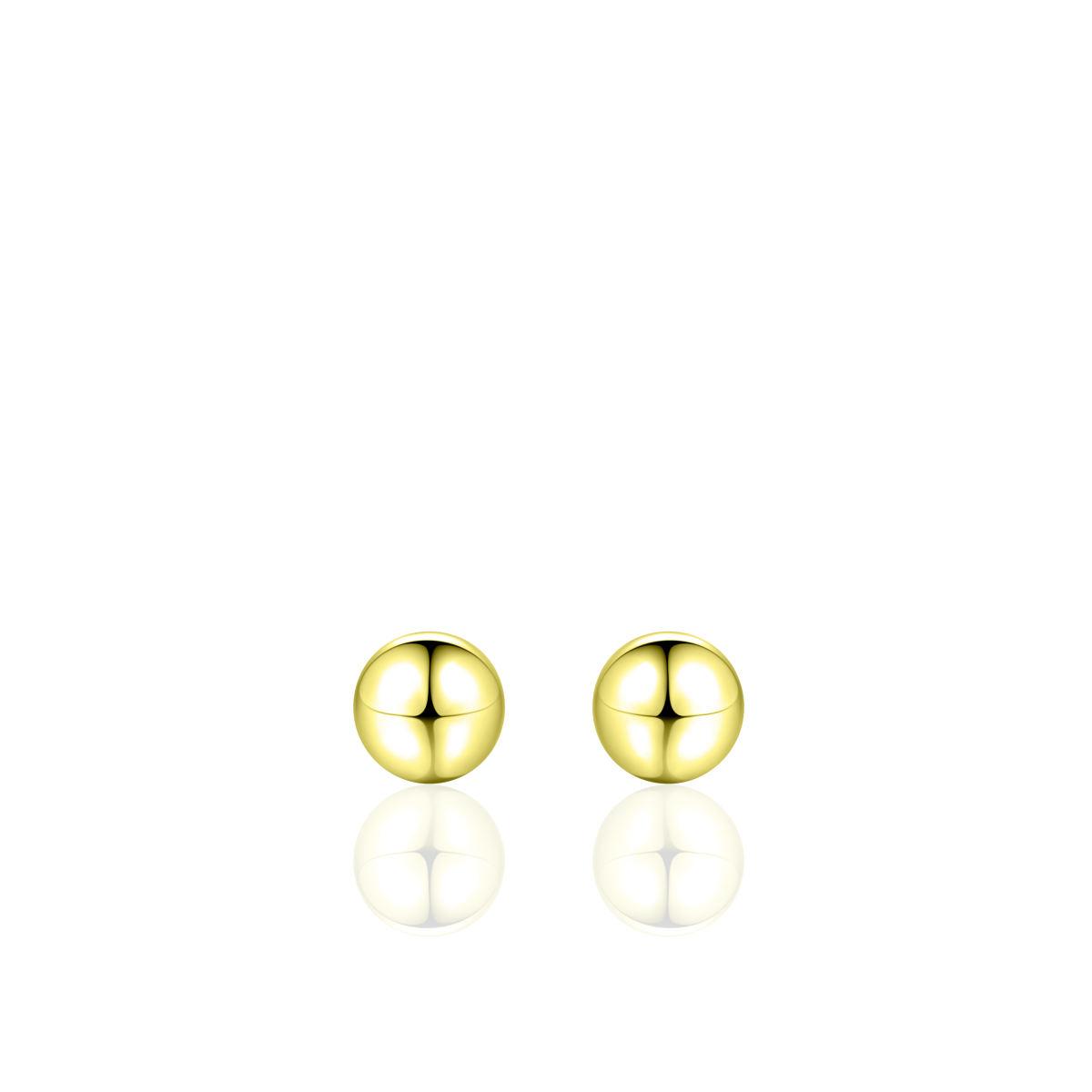 Gisser Silver Ball Stud Earrings