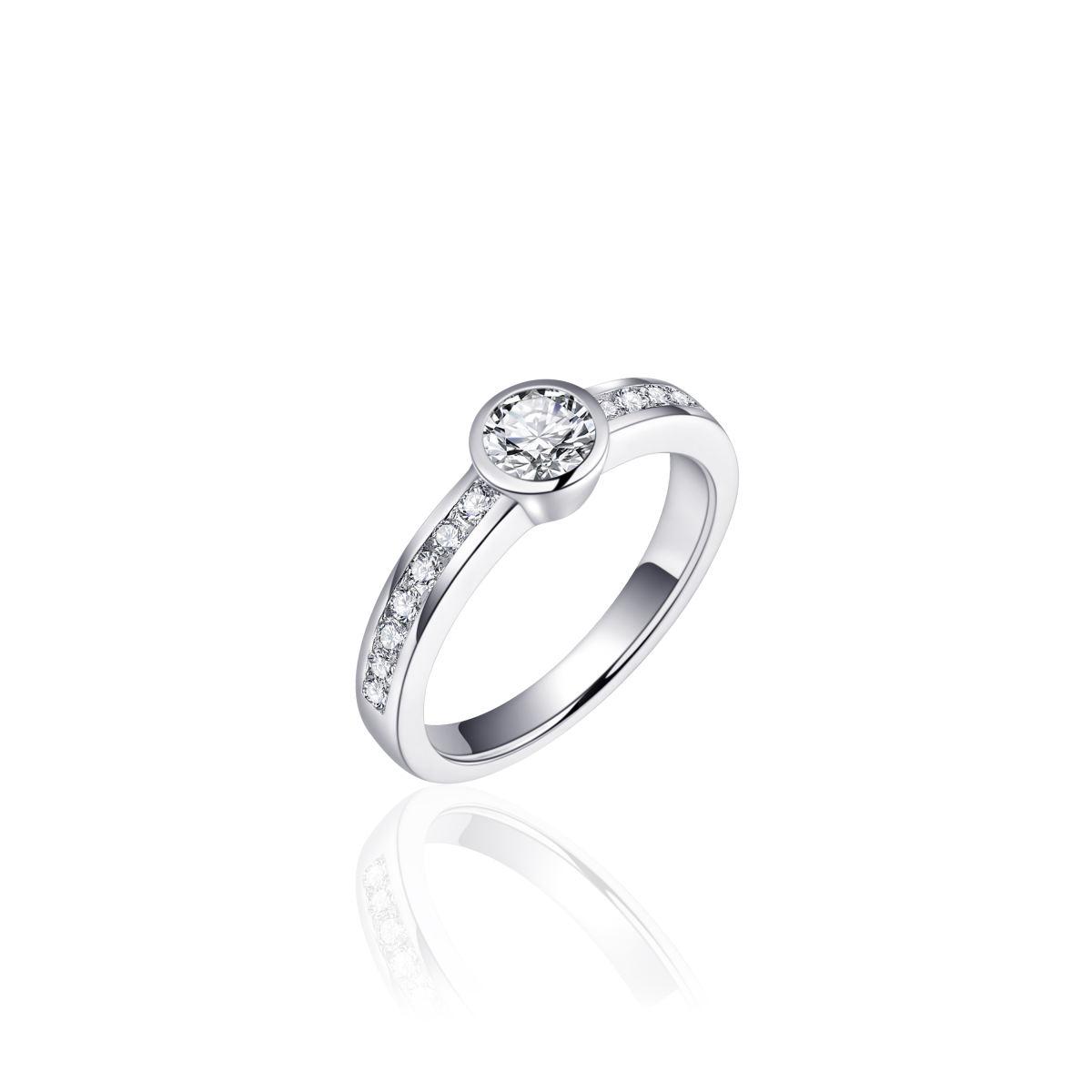 Gisser Sterling Silver & Cz Ring