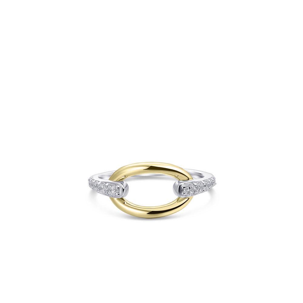 Gisser Duo Tone Ring