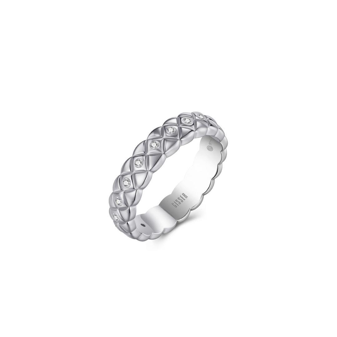 Gisser Silver Weave Ring