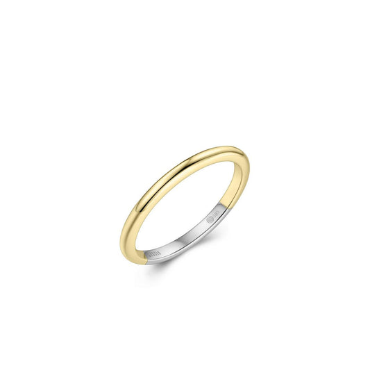Golden Polished Band Ring