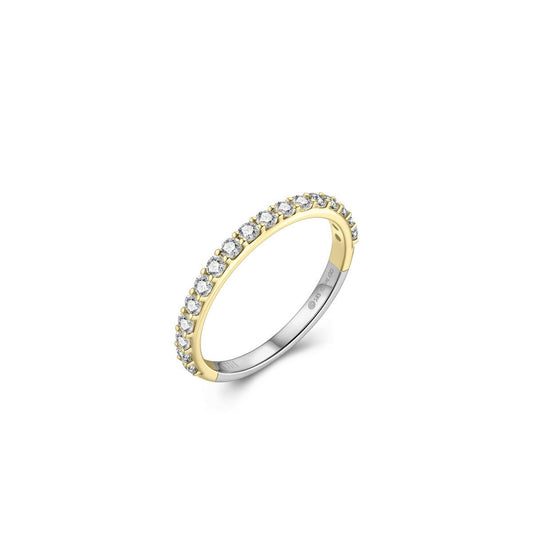 Gisser Golden Cz Band ring
