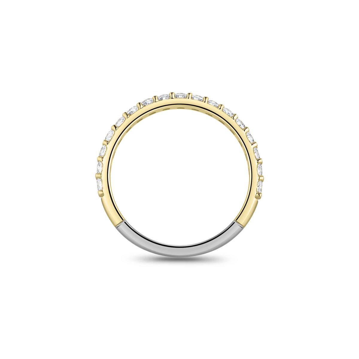 Gisser Golden Cz Band ring