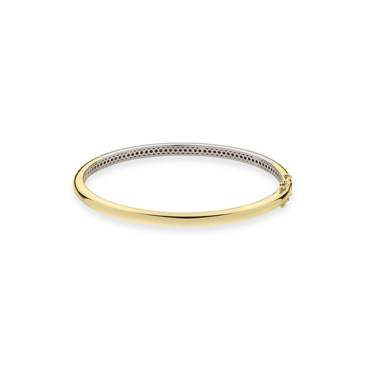 Gisser Duo Tone Polished Bangle