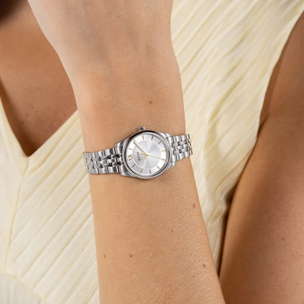 Hugo Boss Graceful Mina Silver Ladies Quartz Watch
