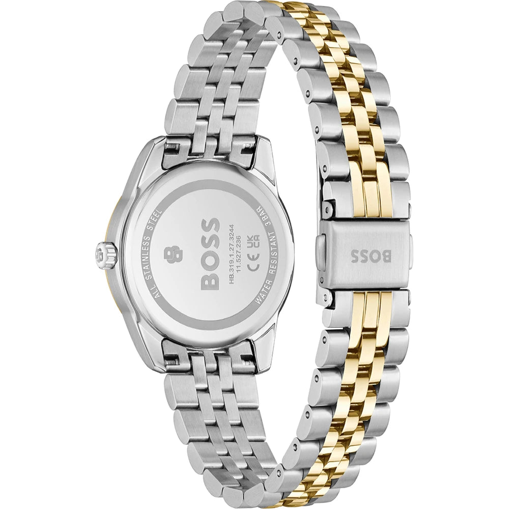 Hugo Boss Graceful Precious Two-tone ladies watch with crystals