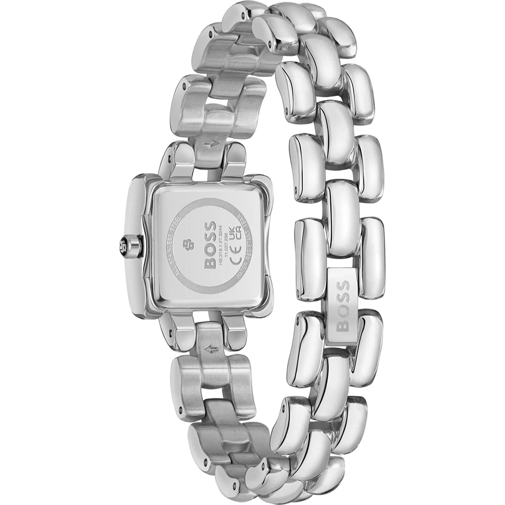 Hugo Boss Violet Silver Square Ladies Watch