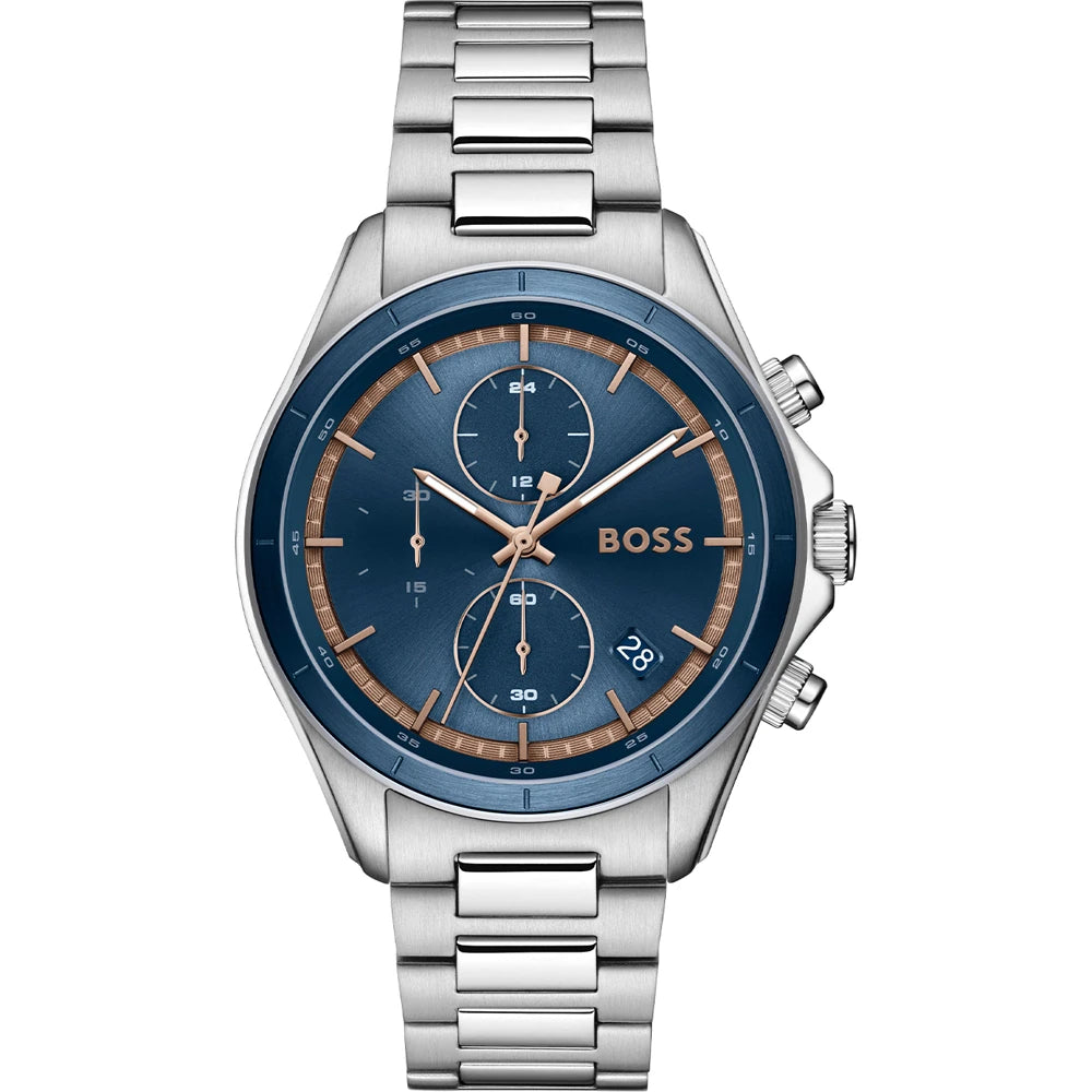 Hugo Boss Bossletic Steel Gents Chronograph with Date