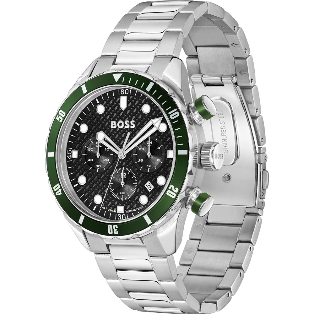 Hugo Boss Chronomatic Steel Gents Chronograph with Date