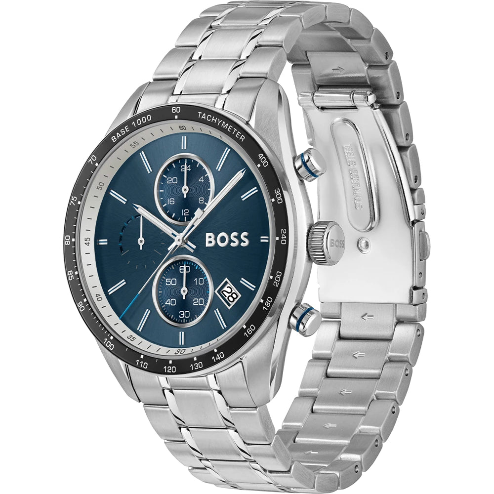 Hugo Boss Grand Prix Vitesse Steel Gents Chronograph with Tachymeter