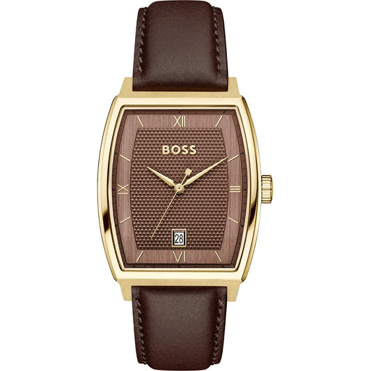 Hugo Boss Principle Ark Tonneau gents dress watch with date