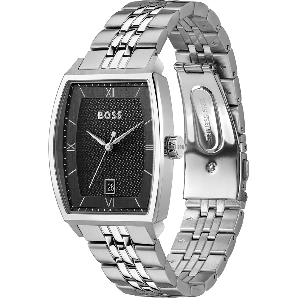Hugo Boss Principle Ark Tonneau gents dress watch with date